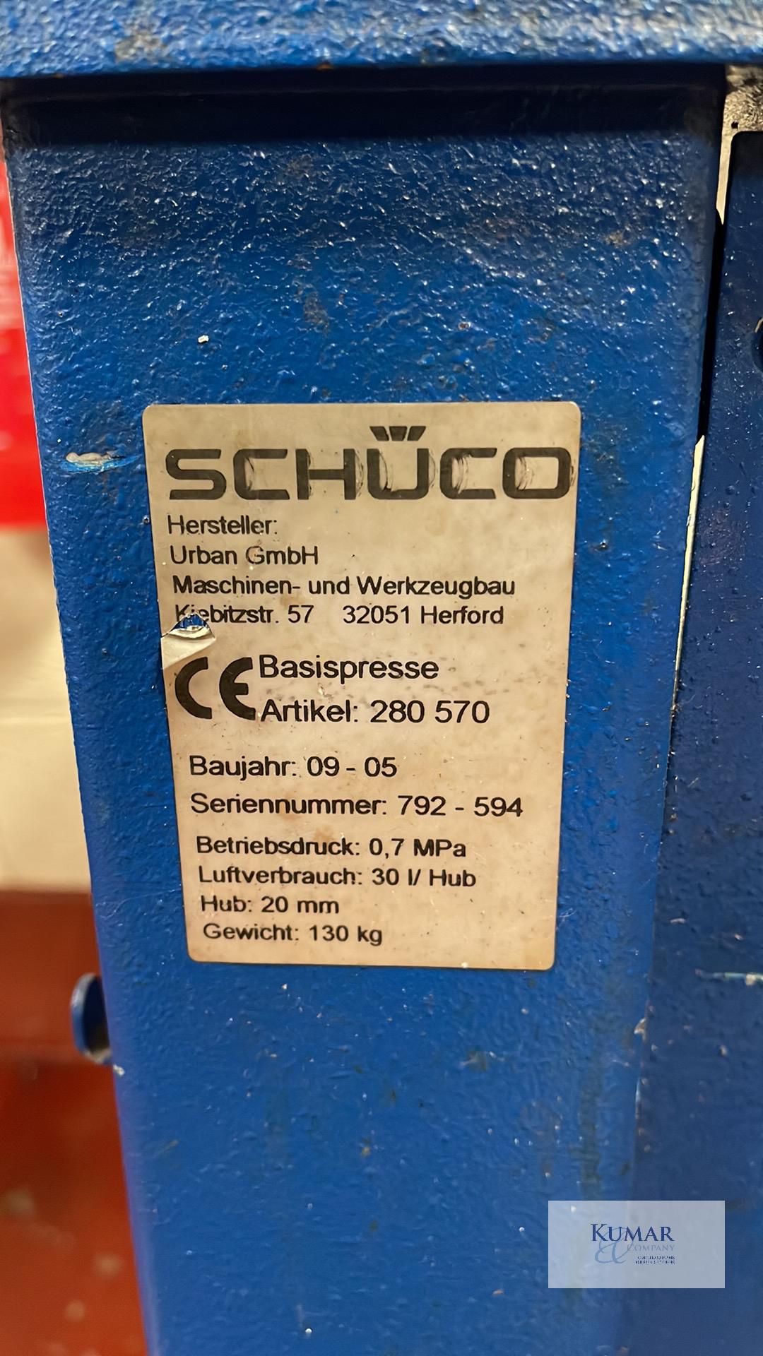 Schuco Basic Press for Compact Tools, Artikel No. 280 570, Serial No. 792-594 (09-2005) with Foot - Bild 2 aus 12