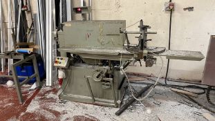 Graule AS 450, Double Head Notching Machine, Serial No. 99-51, Diameter 350 + 450mm, with 3 Axis DRO