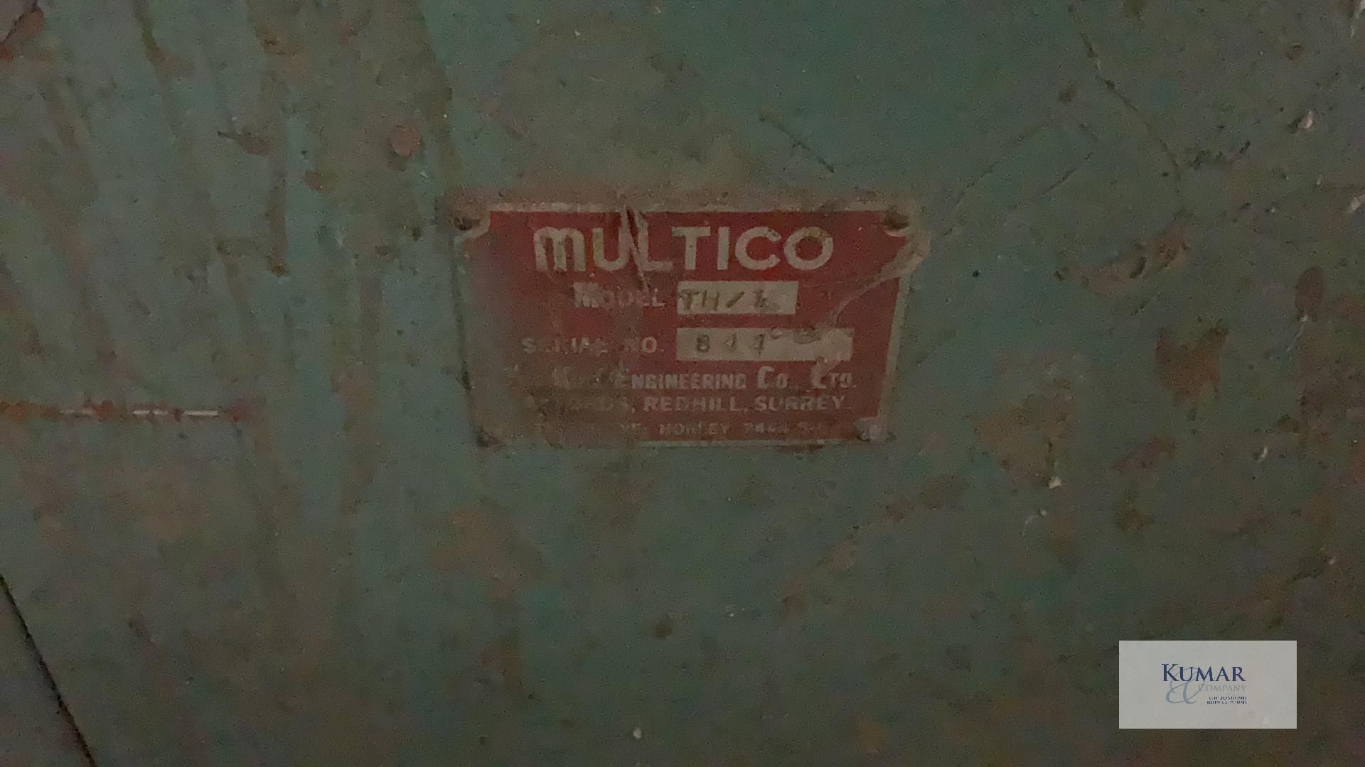 Multico TH/4 Thicknesser, Serial No.814 - Bild 3 aus 7