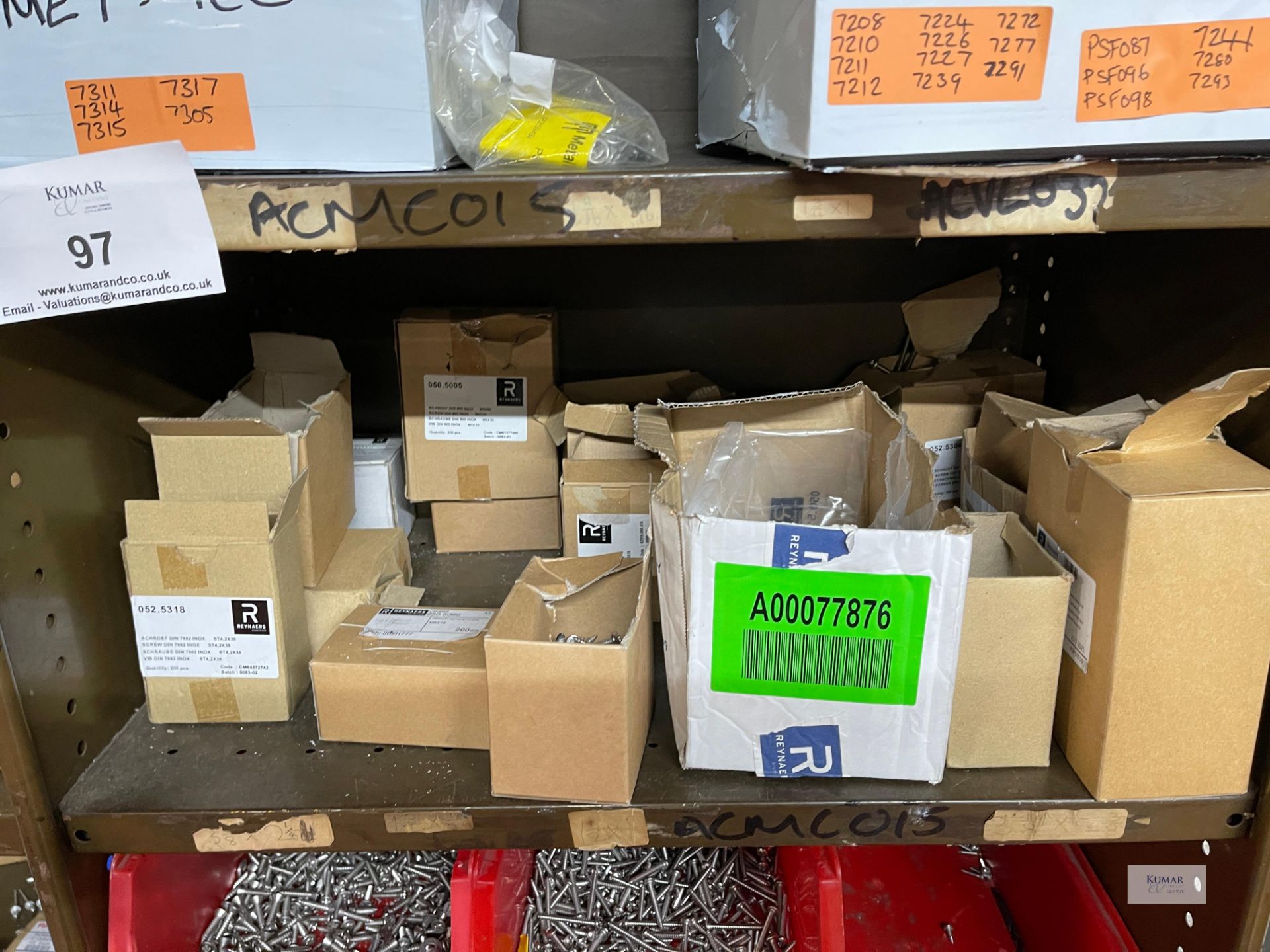 Metal Storage Cabinet Containing Large Quantity of Hardware & Fixings - Image 12 of 14