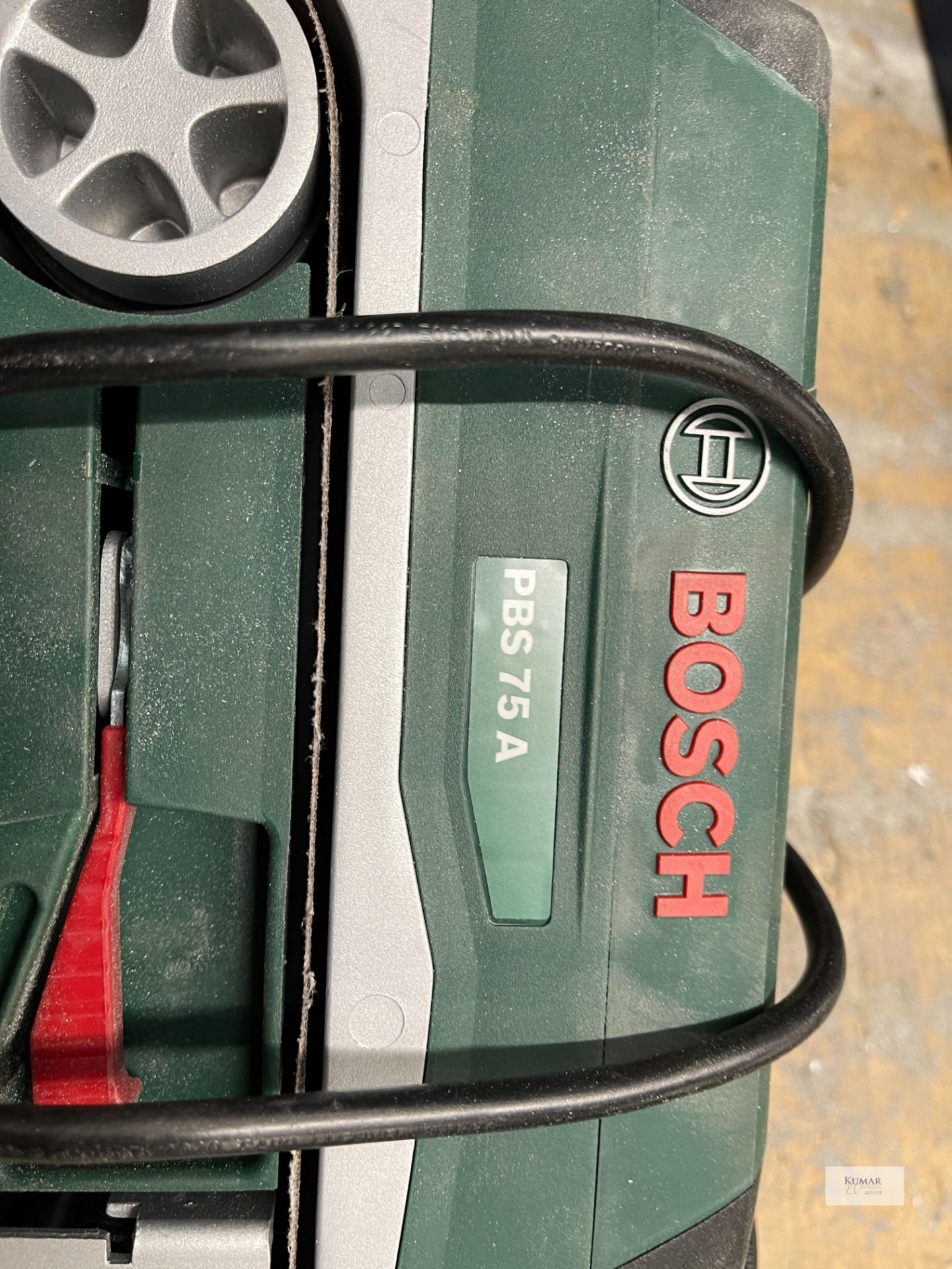 Bosch PBS75A, 240v Belt sander - 75 x 533mm belt with Microfilter System - Image 3 of 7