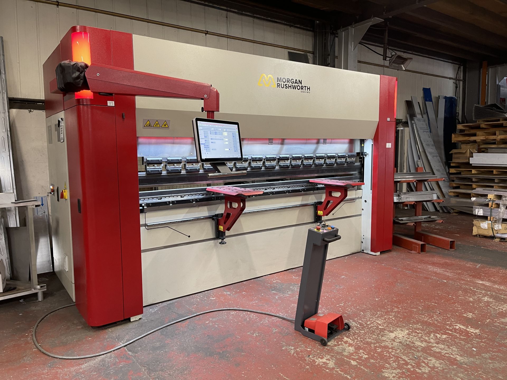 Morgan Rushworth XPE CNC 3100/100 Electric Press Brake, Serial No. B 28579 (11/2021) - Bild 6 aus 17