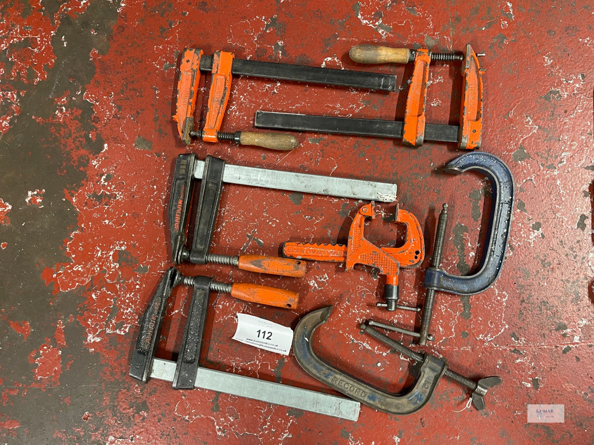 Quantity of Clamps - As Shown