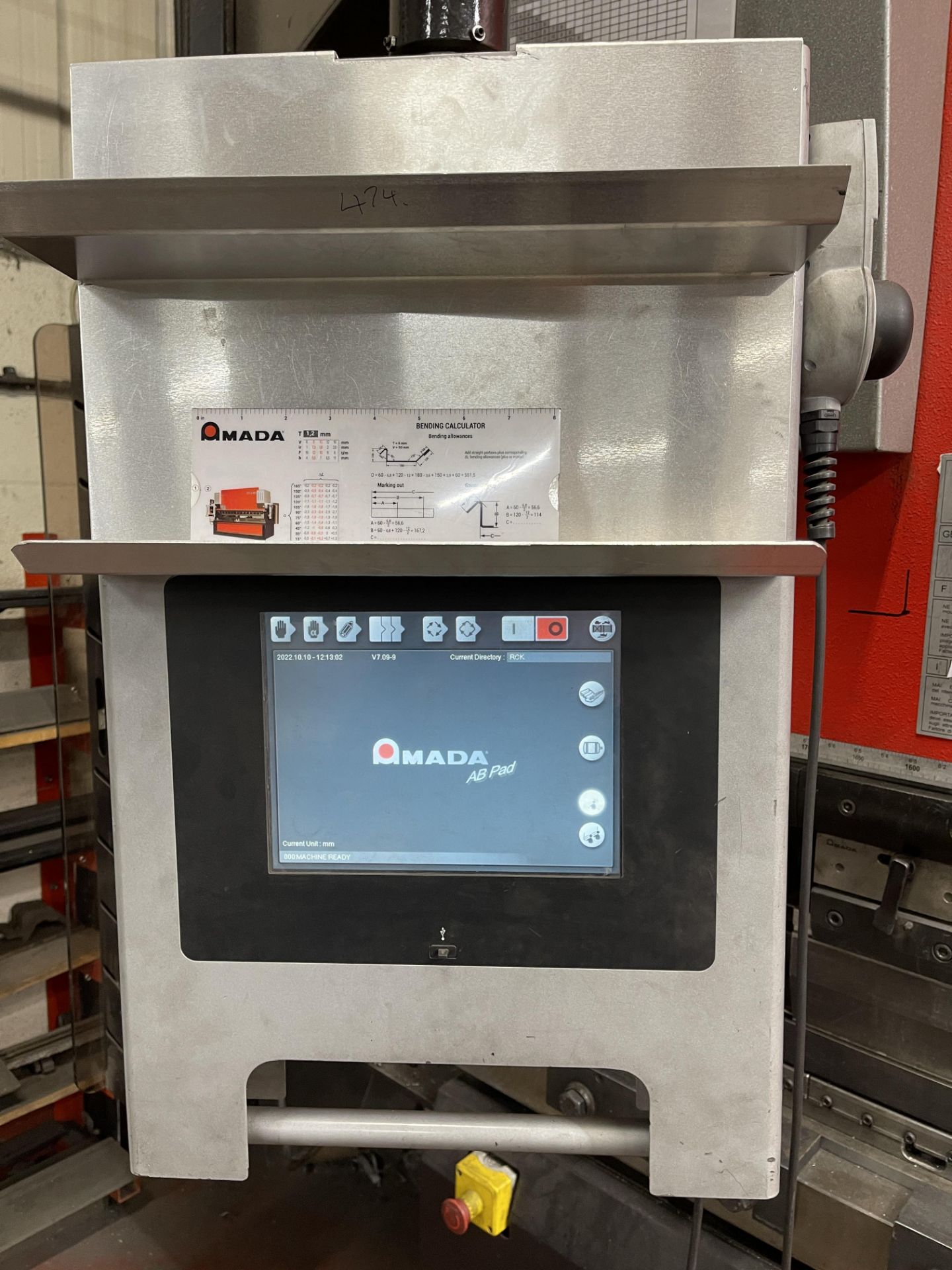 Amada HFE M2 1704 8 Axes Hydraulic Press Brake, Serial No. HFE M2 1704 K100906, (05/2015) - Image 19 of 32