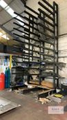 Fabricated Fir Trees metal Rack q. W 2.55m L-2m H 6.05 m Approx Please note does not include