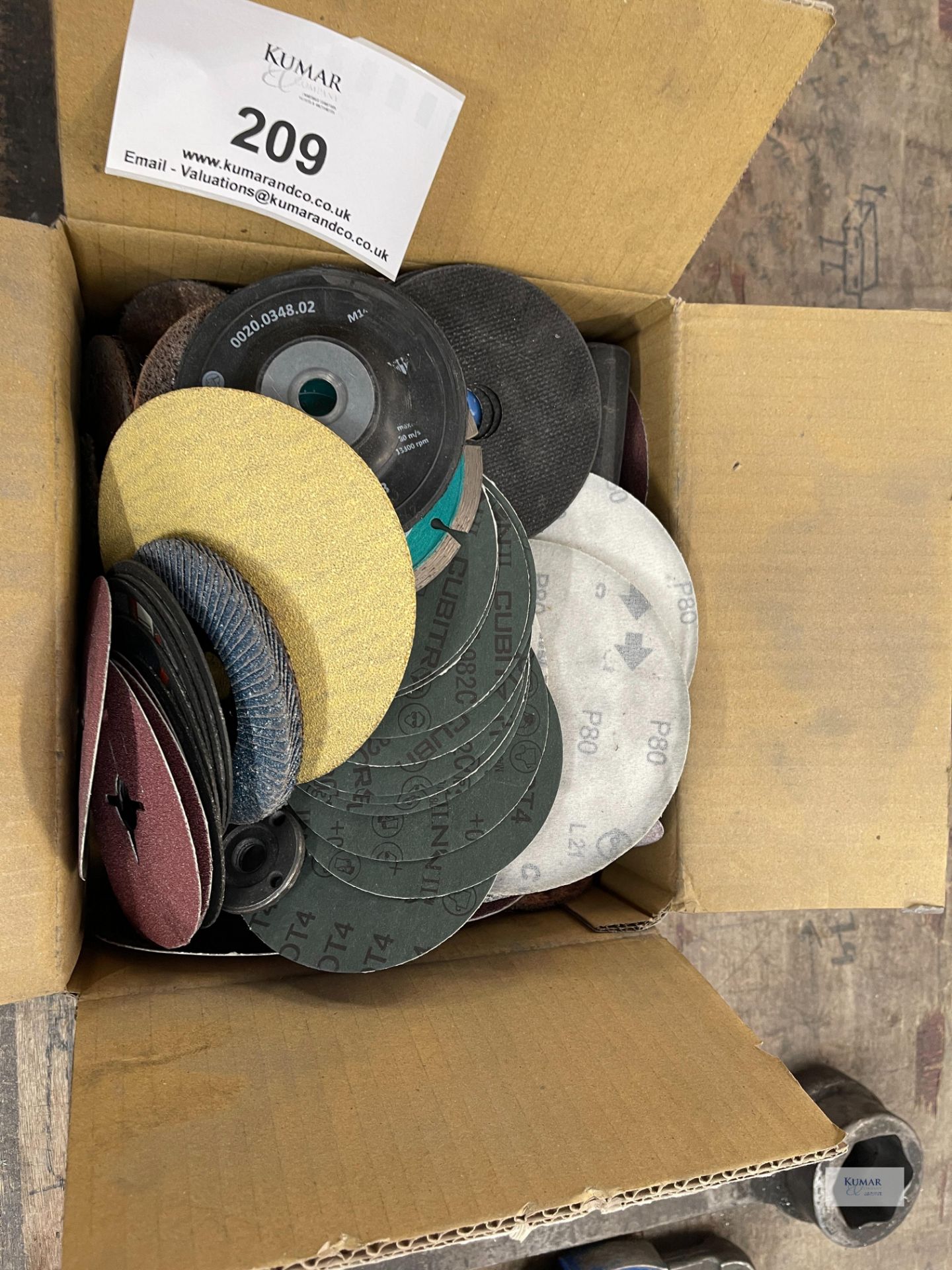 Box of Various Sanding Discs