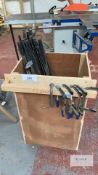 Quantity of Various Size Clamps Comprising, Sash, G, Work Piece and Others As Pictured