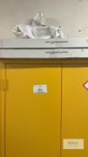 Flammable Liquid Metal 2 Door Cupboard with Contents As Shown