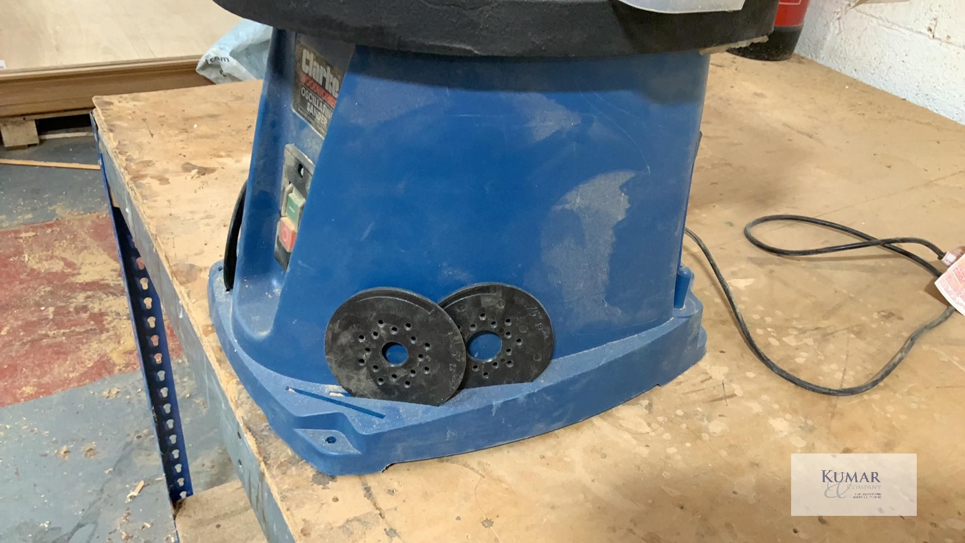 Clarke Woodworker Model COBS1 450W Oscillating Sander with Sanding Cylinders - Image 8 of 8