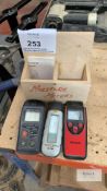 3 x moisture meters