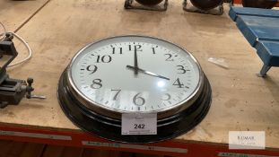 Large metal clock