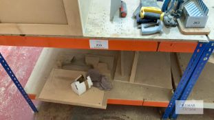 Blue and orange work bench 4 foot x 6 foot contents not included