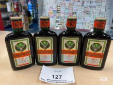 4 Bottles 200ml Jagermeister