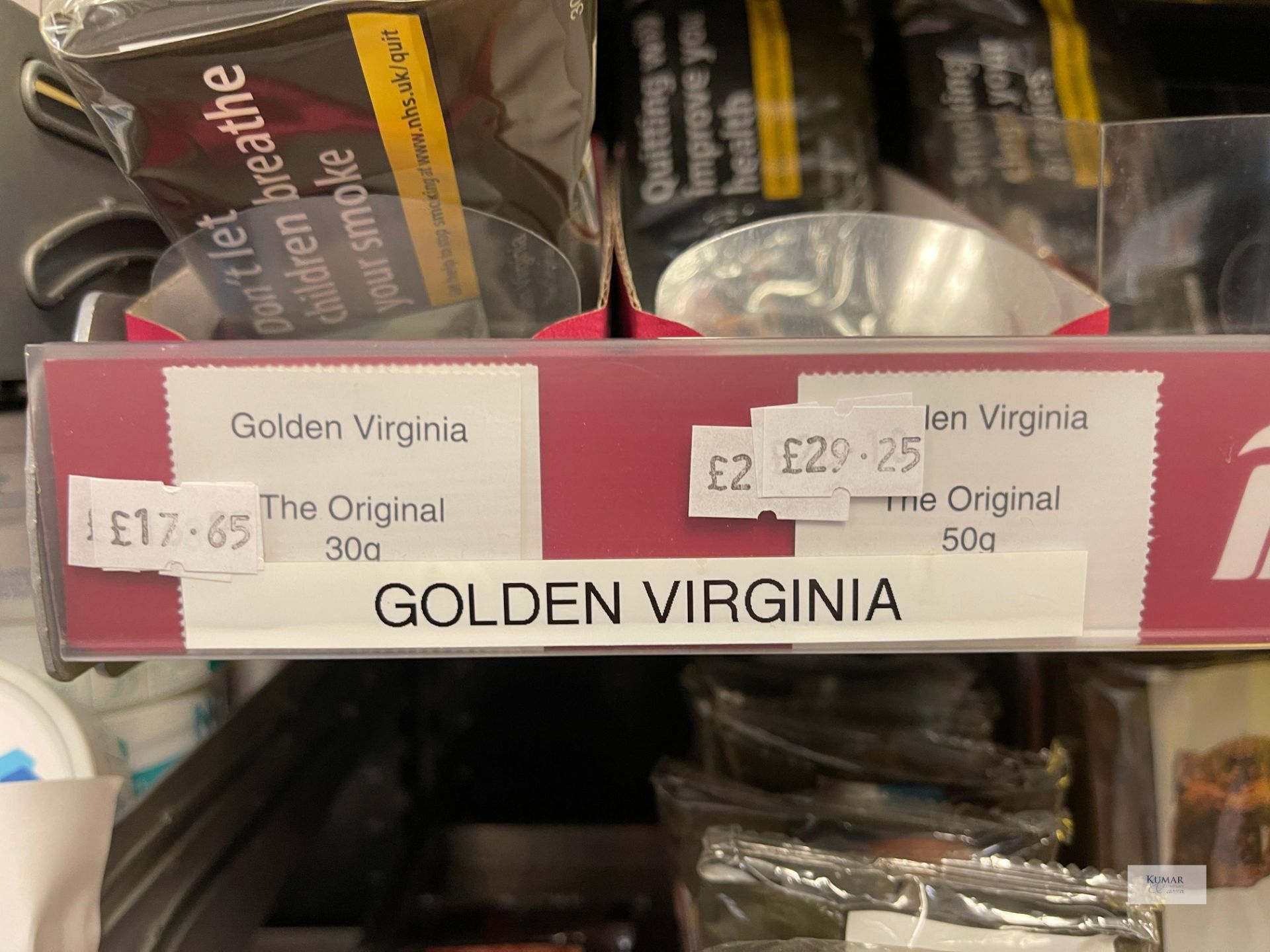 2 Packs: 30g Golden Virgina Original Rolling Tobacco, 1 Packs: 50g Golden Virgina Original Rolling - Image 10 of 11