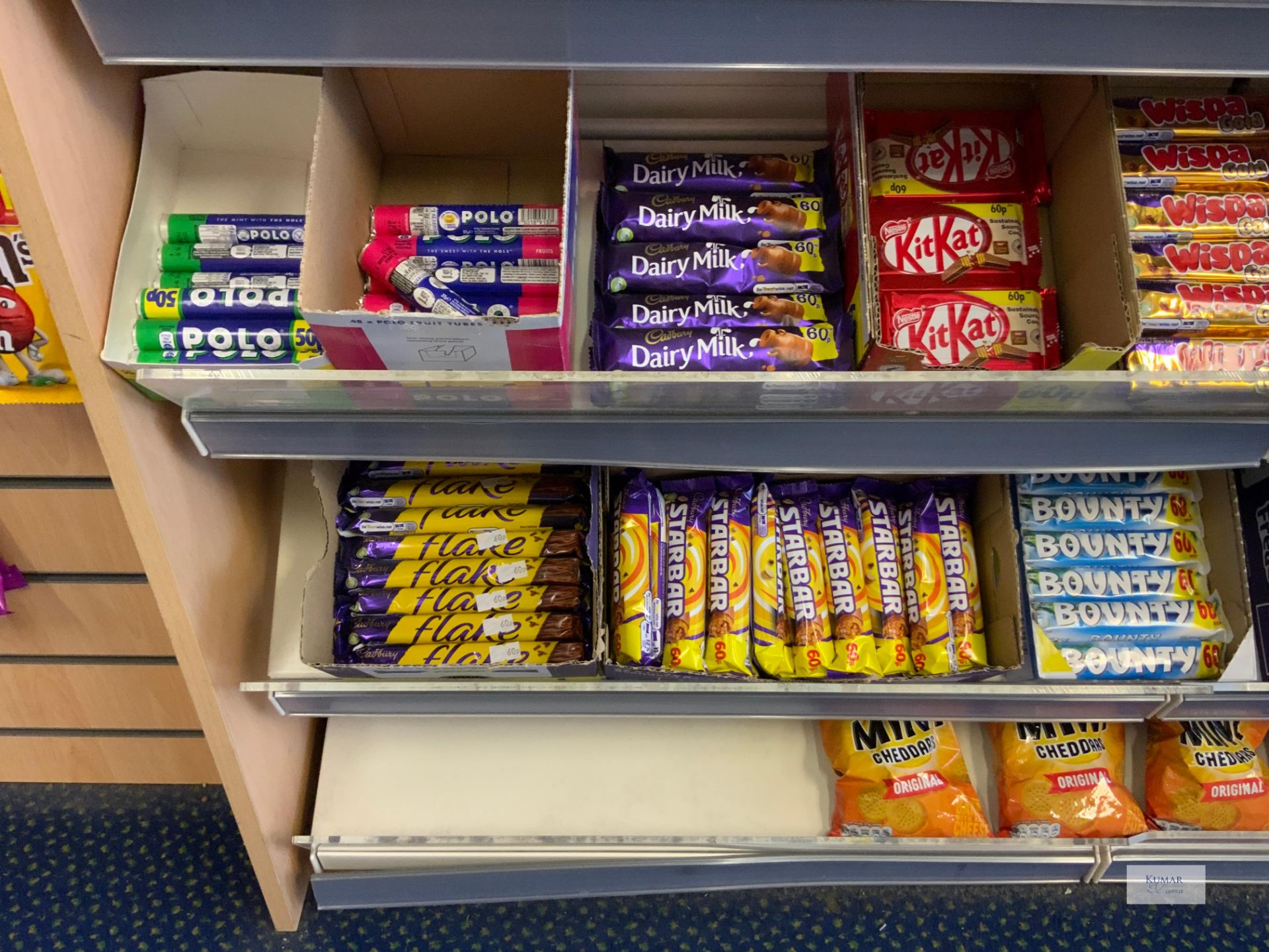 Quantity of Chocolate Bars to include Wispa, Crunchie & Dairy Milk as shown in pictures (please note - Image 3 of 5