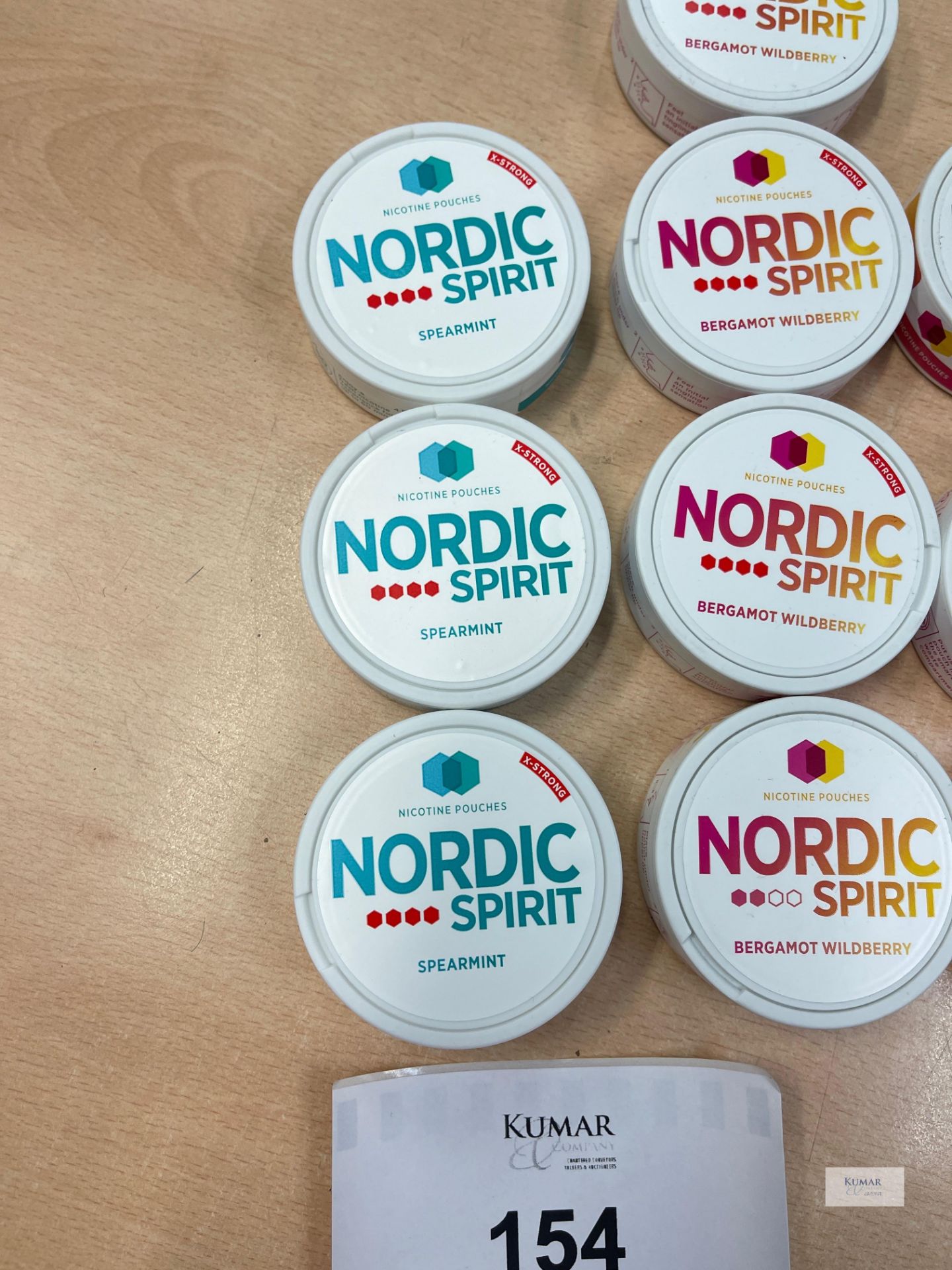 3: Nordic Spirit Spearmint Nicotine Pouches, 7: Nordic Spirit Bergamot Wild berry Nicotine - Image 2 of 7