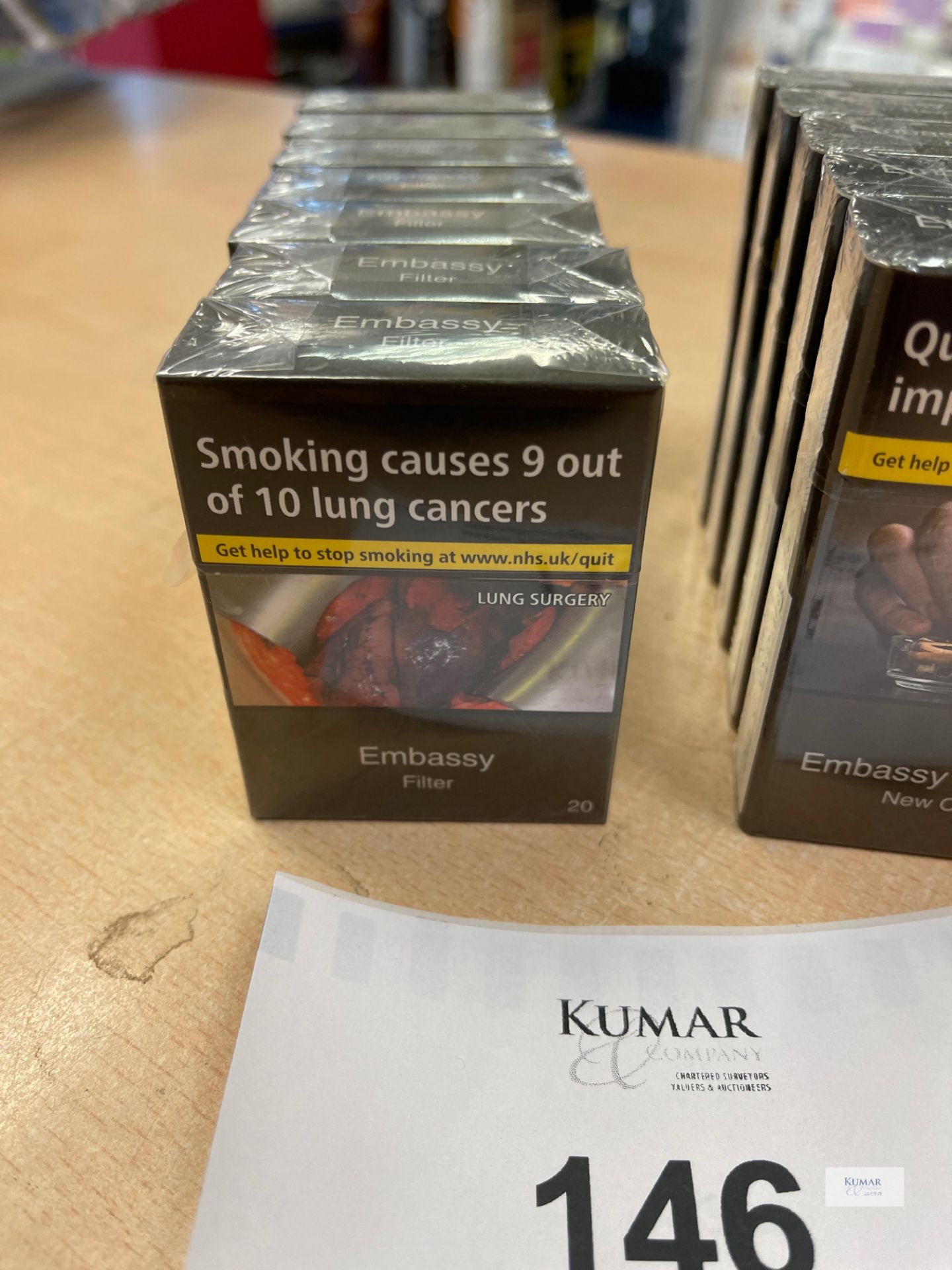 7 Packs: Embassy Filter 20 Cigarettes, 5 Packs: Embassy Signature New Crush 20 Cigarettes - Image 3 of 7