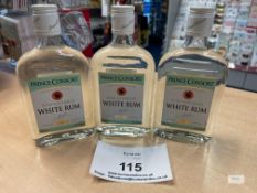 3 Bottles 35cl Prince Consort White Rum