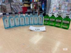 8 Bottles 50ml Bombay Sapphire Gin, 4 Bottles 5cl Gordons Gin