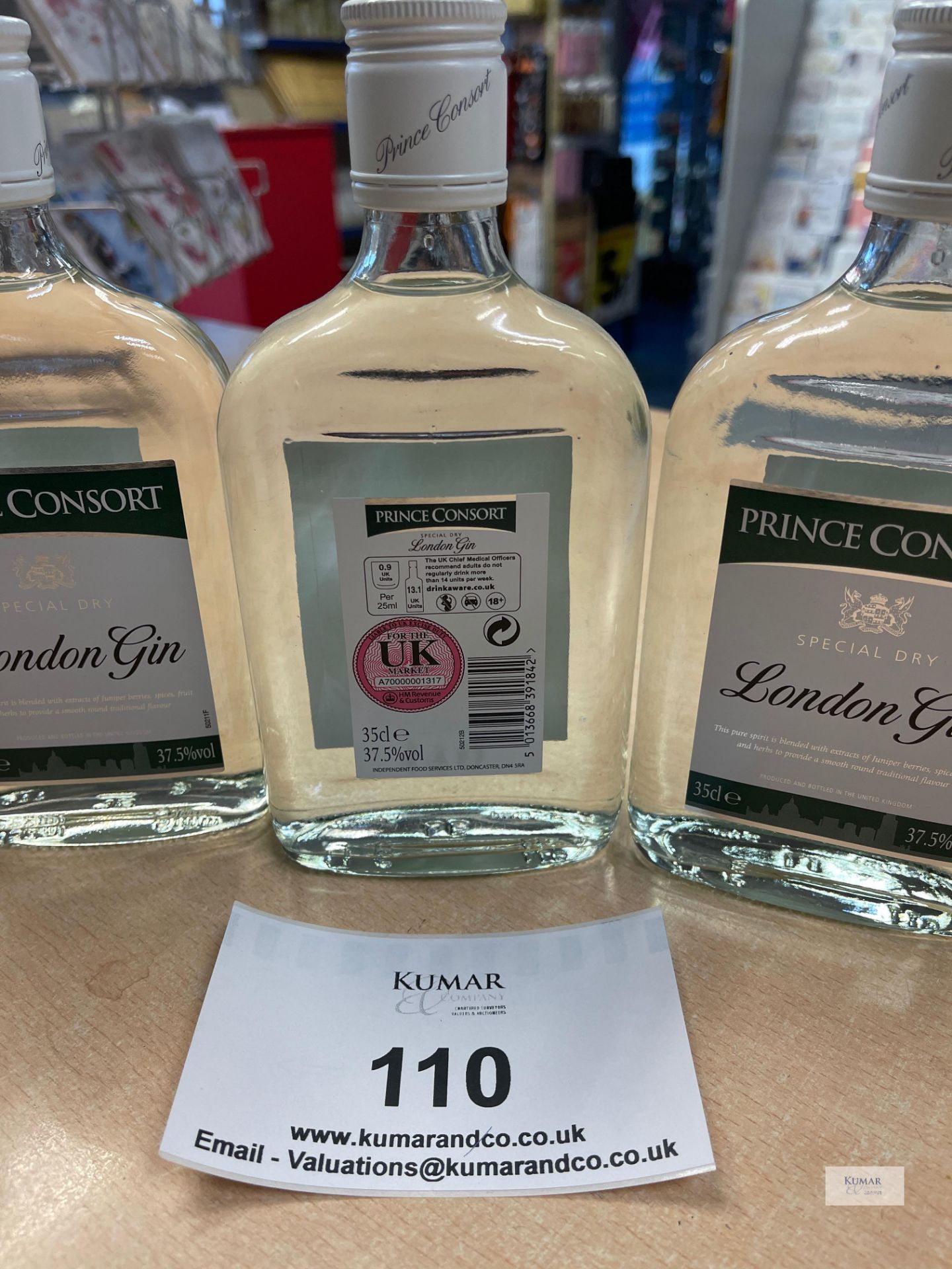 6 Bottles 35cl Prince Consort London Gin - Image 2 of 2