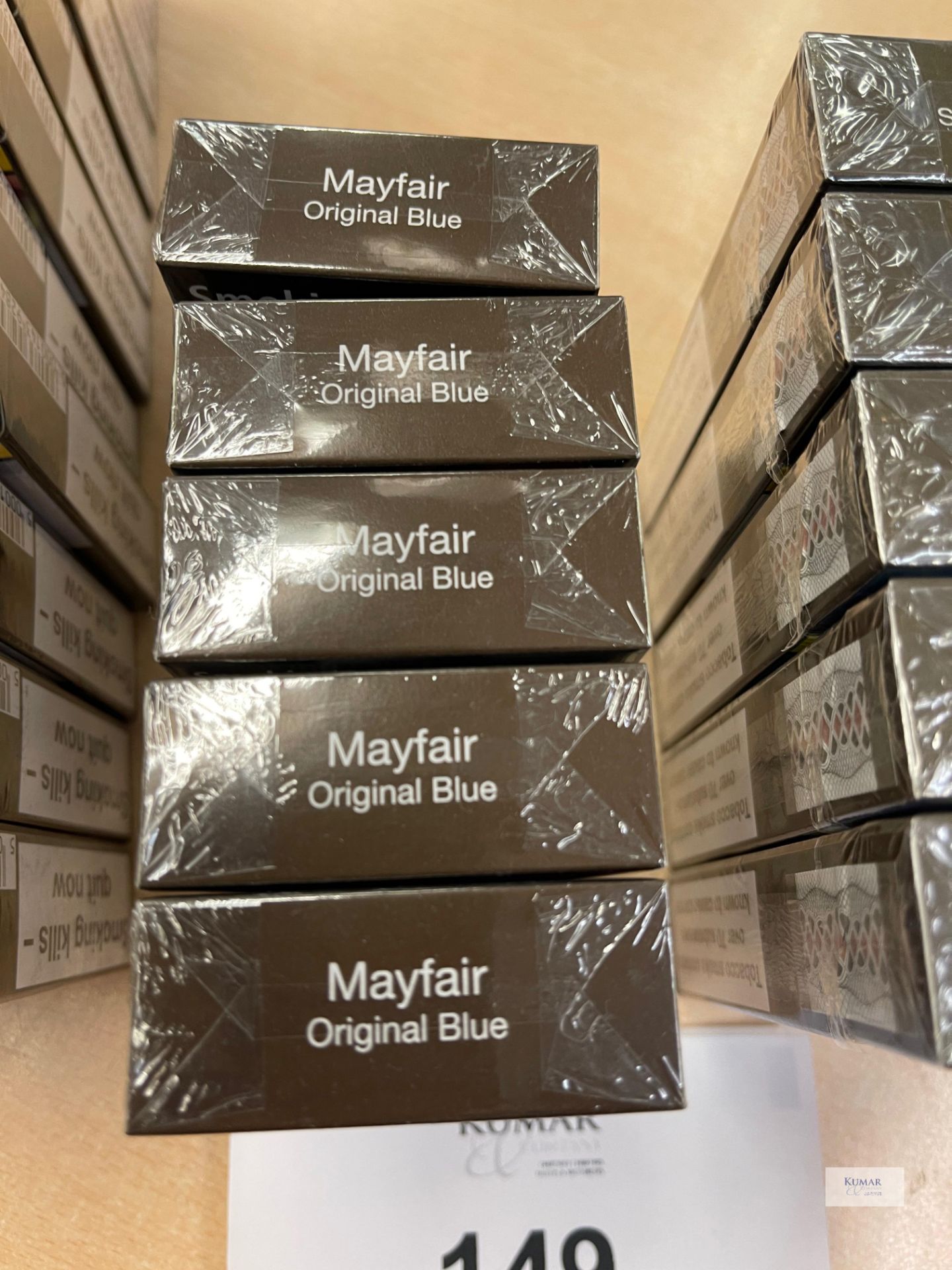 10 Packs: Mayfair Super kings Original Blue 20 Cigarettes, 5 Packs: Mayfair Original Blue 20 - Image 6 of 10