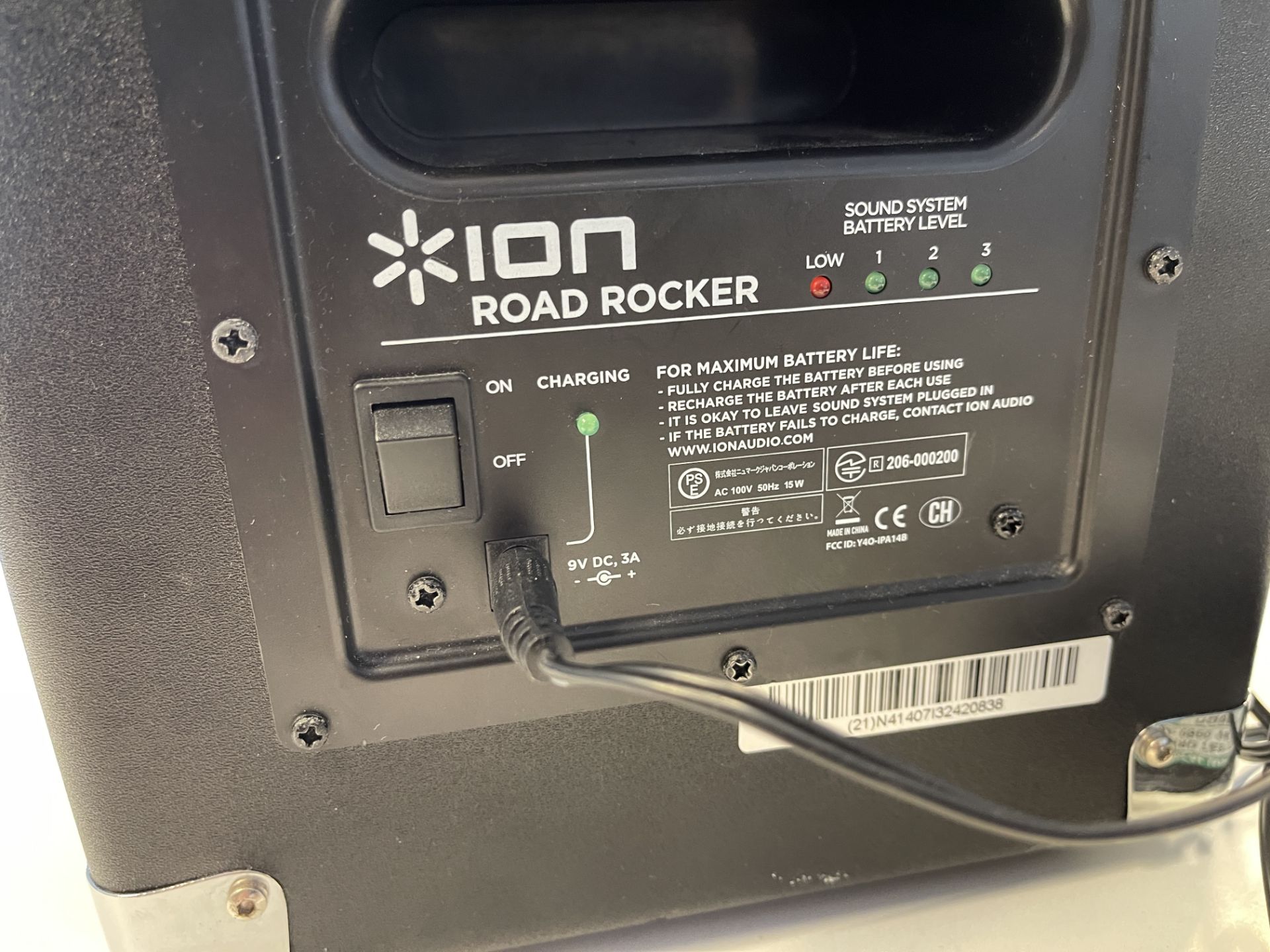 ION Road Rocker Bluetooth Sound System (RRP £250) - Image 4 of 4