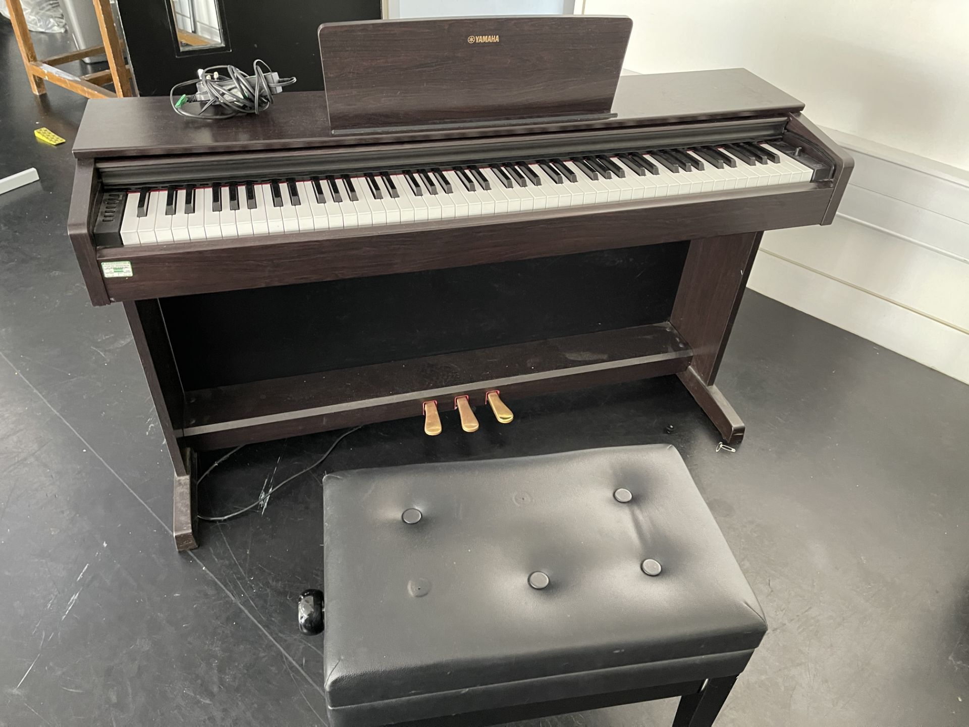 Yamaha Digital Piano Complete with Stool - Image 10 of 10