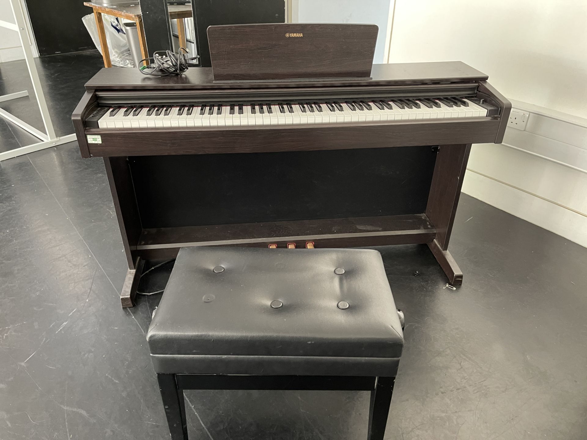 Yamaha Digital Piano Complete with Stool - Image 2 of 10