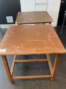 2: Brown Wooden Tables