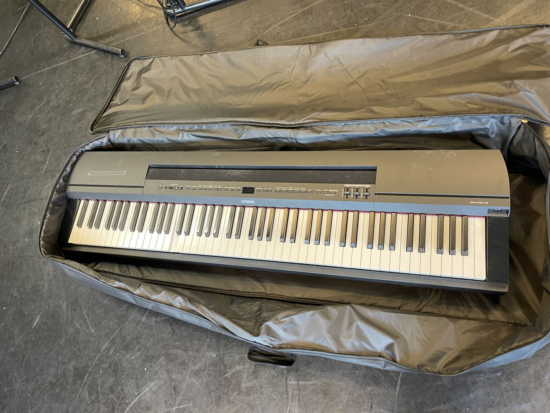 Yamaha P-255B Digital Piano Complete with Charger, M Gear Pedal and Case