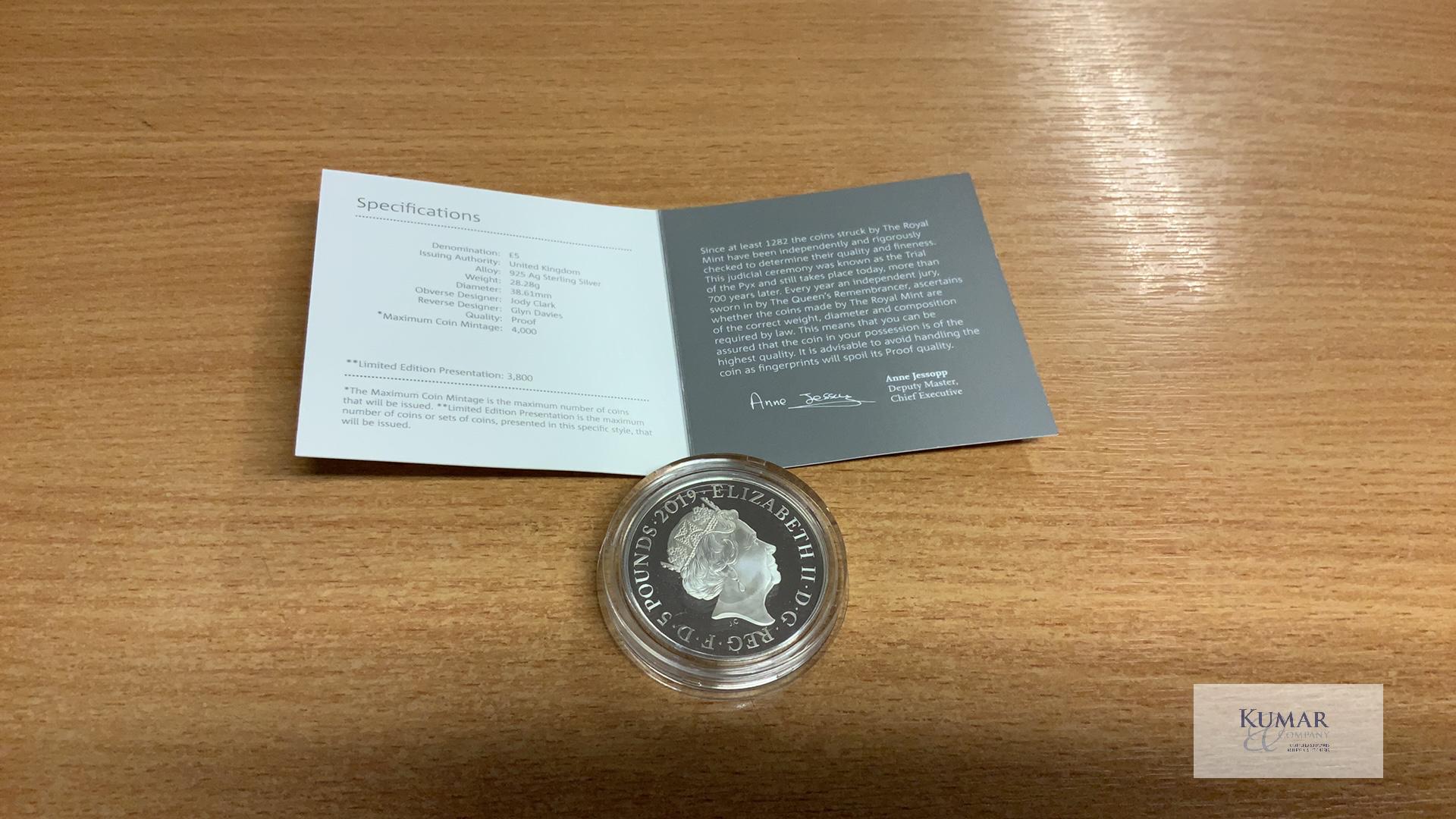 The Royal Mint Collection- The Tower of London Coin Collection. The Ceremony of Keys 2019 UK £5 - Image 4 of 4