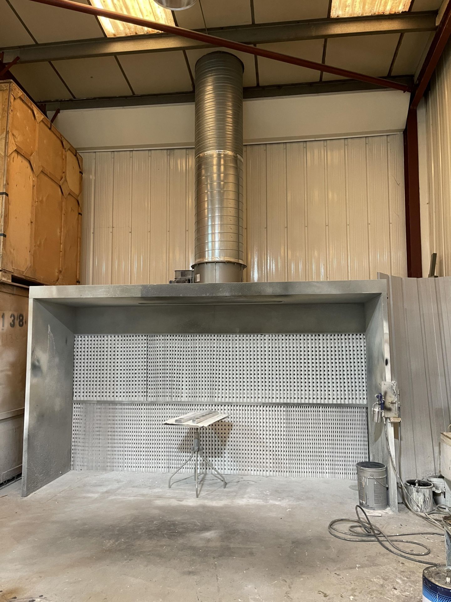 Dryback Spray Booth together with all Associated Equipment to Include Spray Guns - Please Note - Image 2 of 5