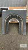 Cast iron fire surround overall size 965mm x 965mm AppStore size 505mm x 430mm