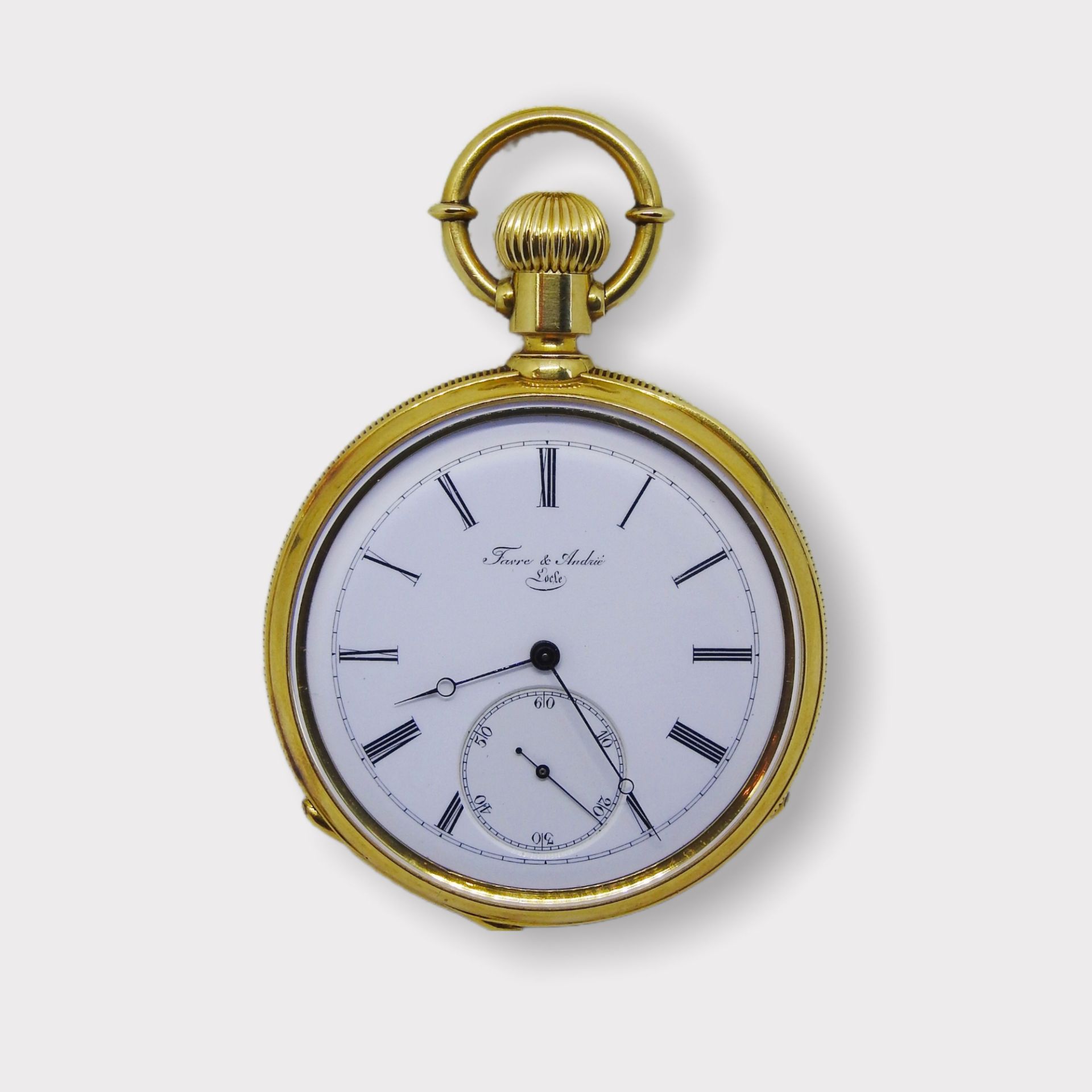 Favre & Andrié, elegante Taschenuhr