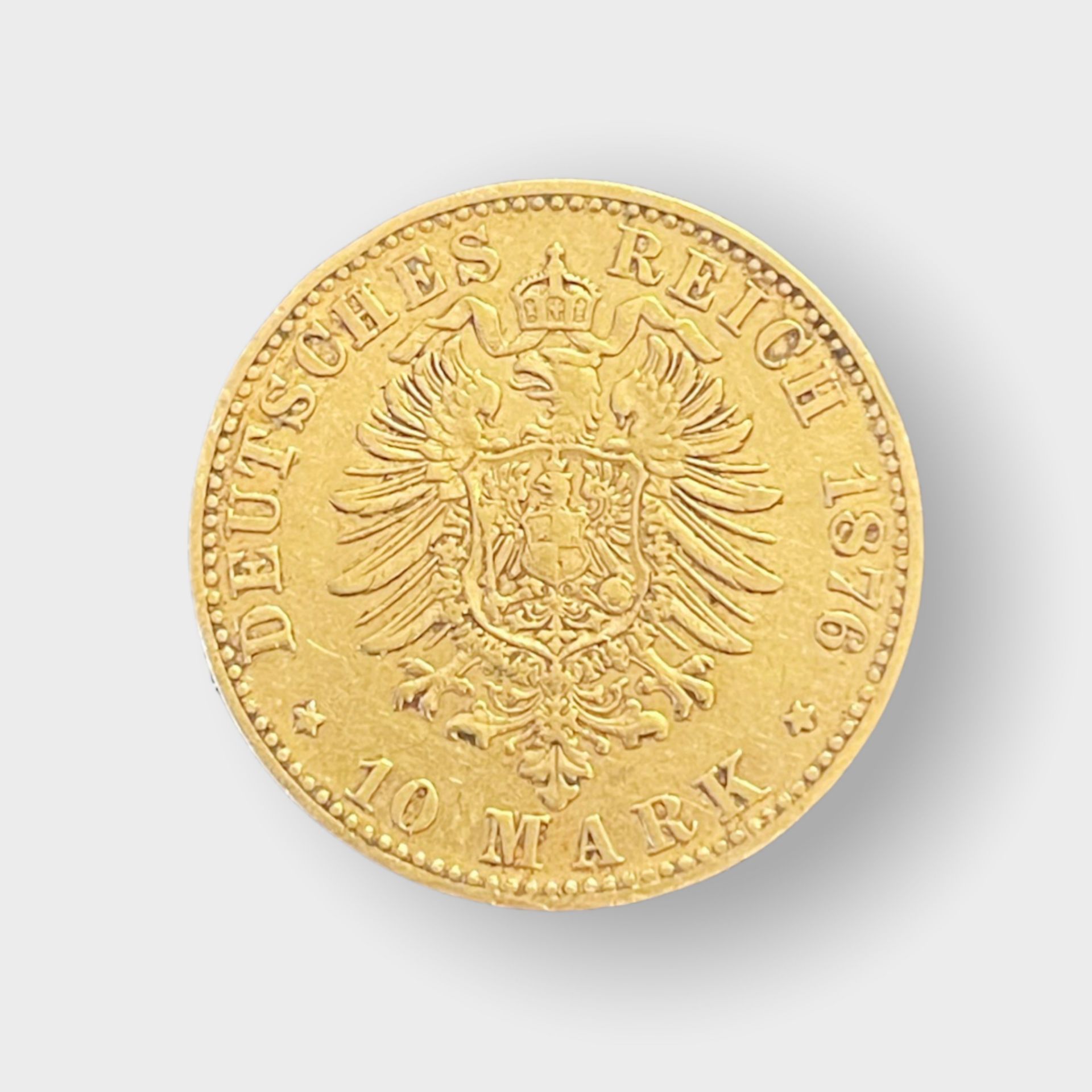 Goldmünze, Deutsches Reich 10 Mark - Bild 2 aus 2