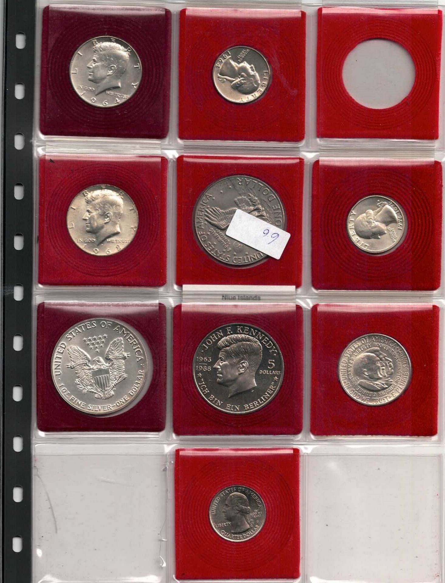 Sammelalbum von Münzen - Bild 8 aus 19