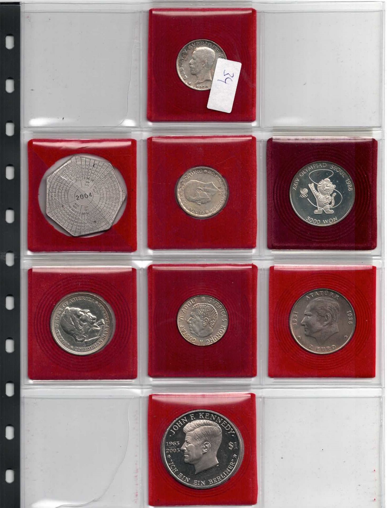 Sammelalbum von Münzen - Image 6 of 19