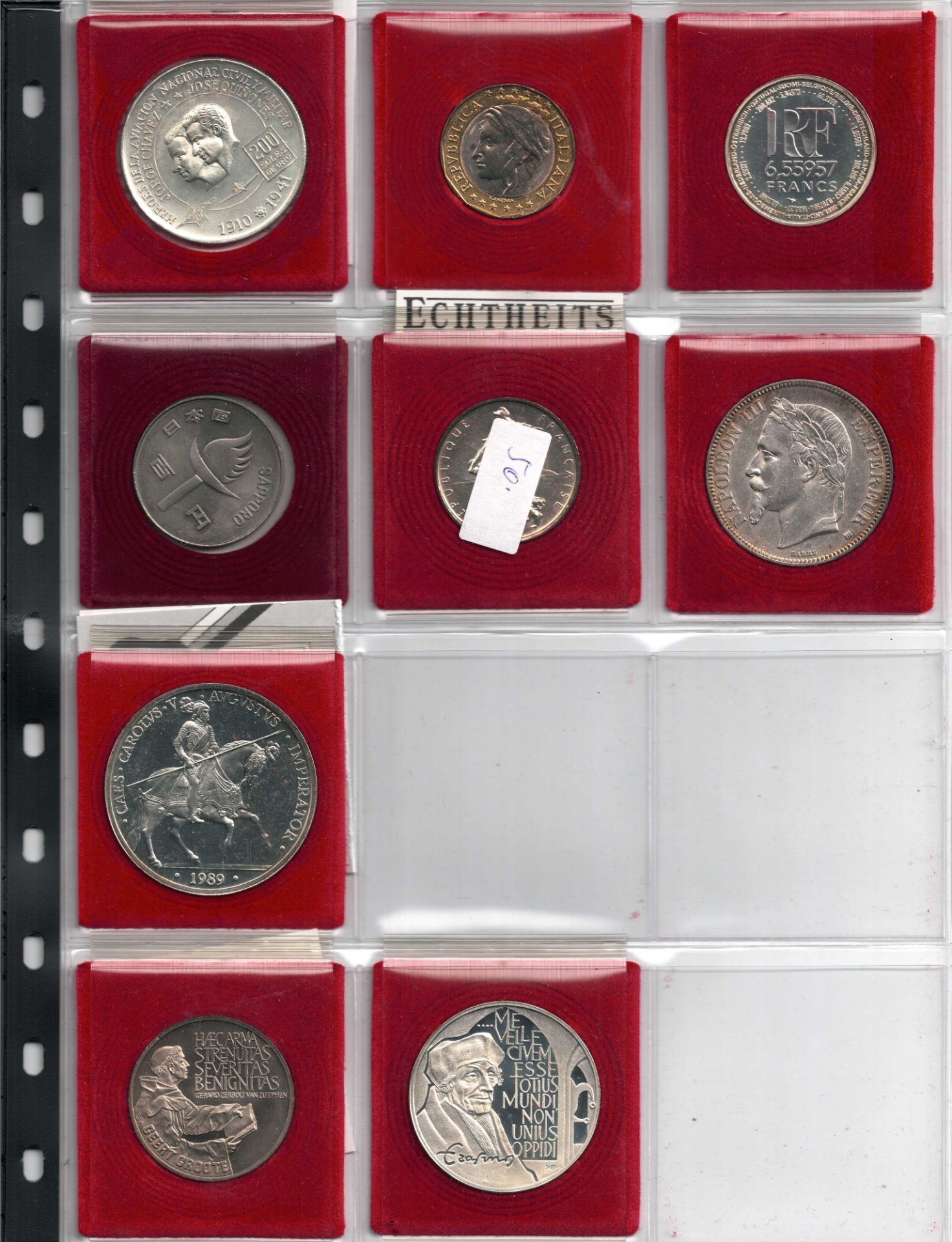 Sammelalbum von Münzen - Image 10 of 19