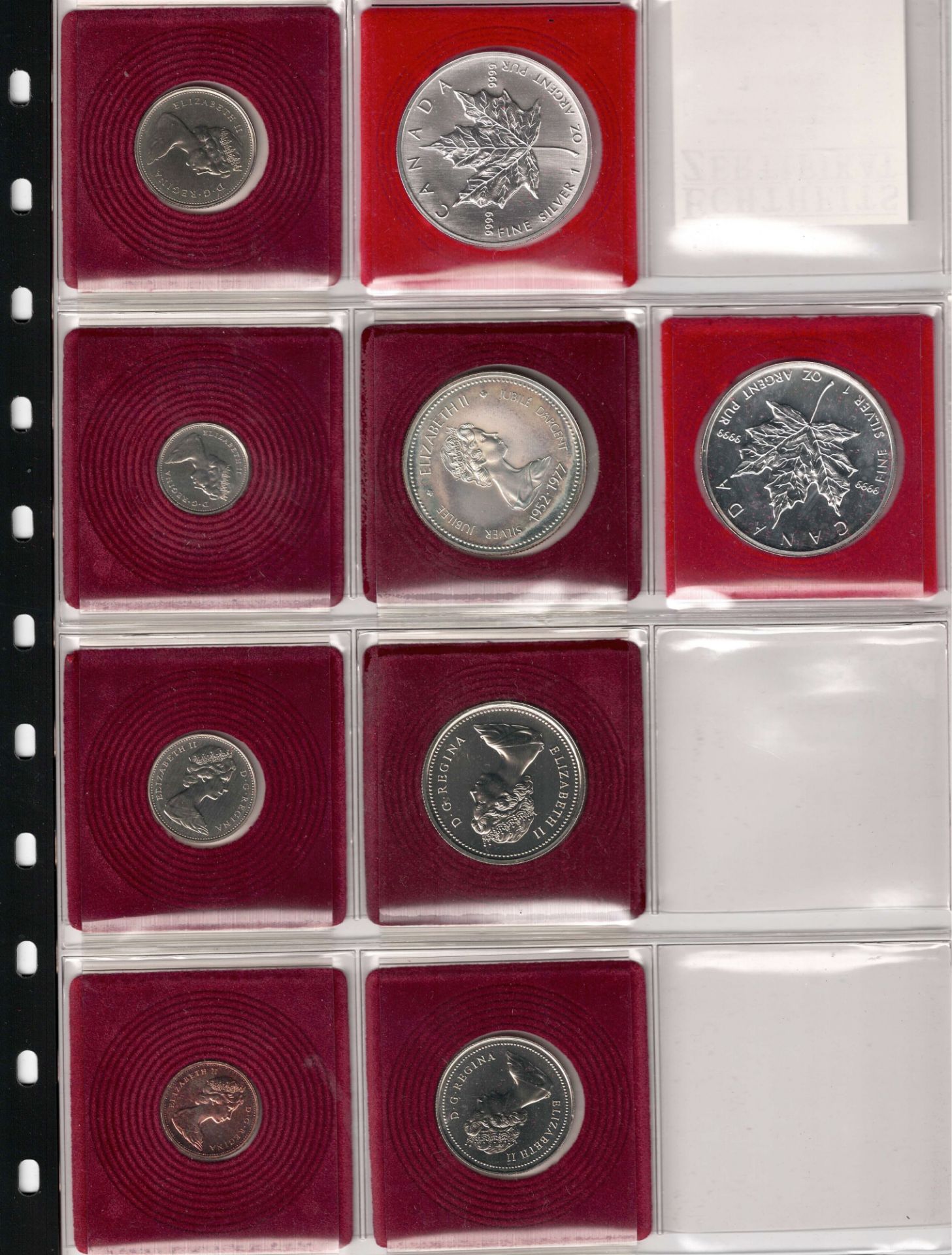 Sammelalbum von Münzen - Bild 15 aus 19