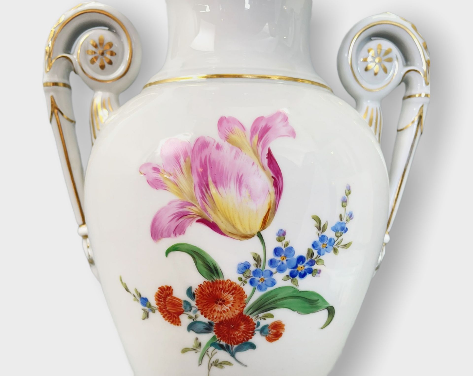 Meissen, Henkelvase mit Blumenbouquet-Motiv - Image 2 of 13