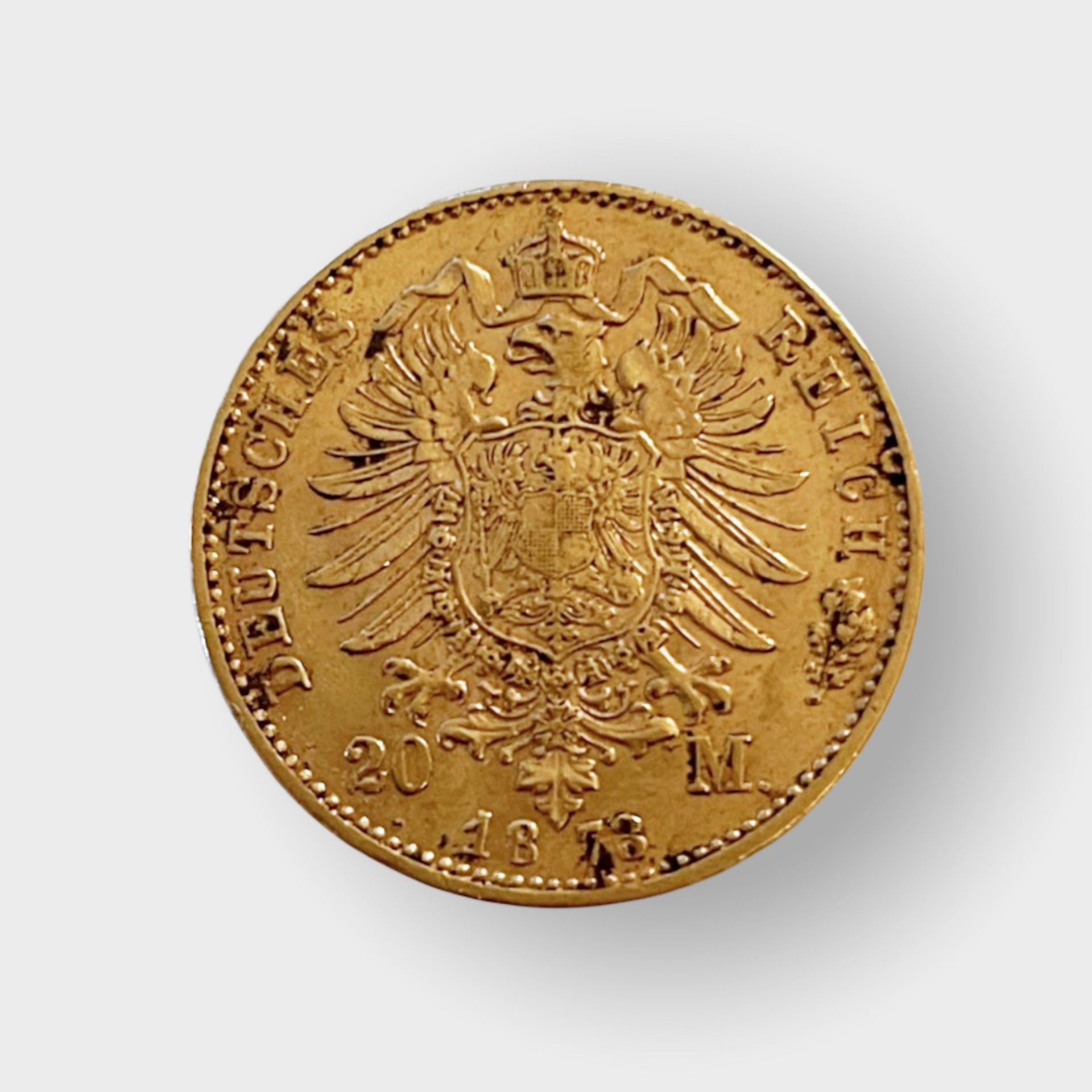 Goldmünze, Deutsches Reich 20 Mark - Bild 2 aus 2