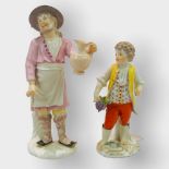 Meissen und Fürstenberg, Figuren-Konvolut