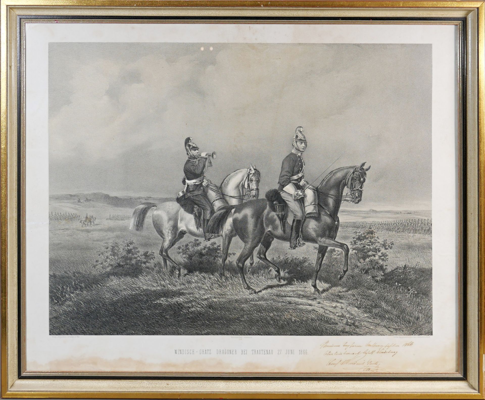 Windisch Grätz Dragoner bei Trautenau am 27. Juni 1866 - Image 3 of 3