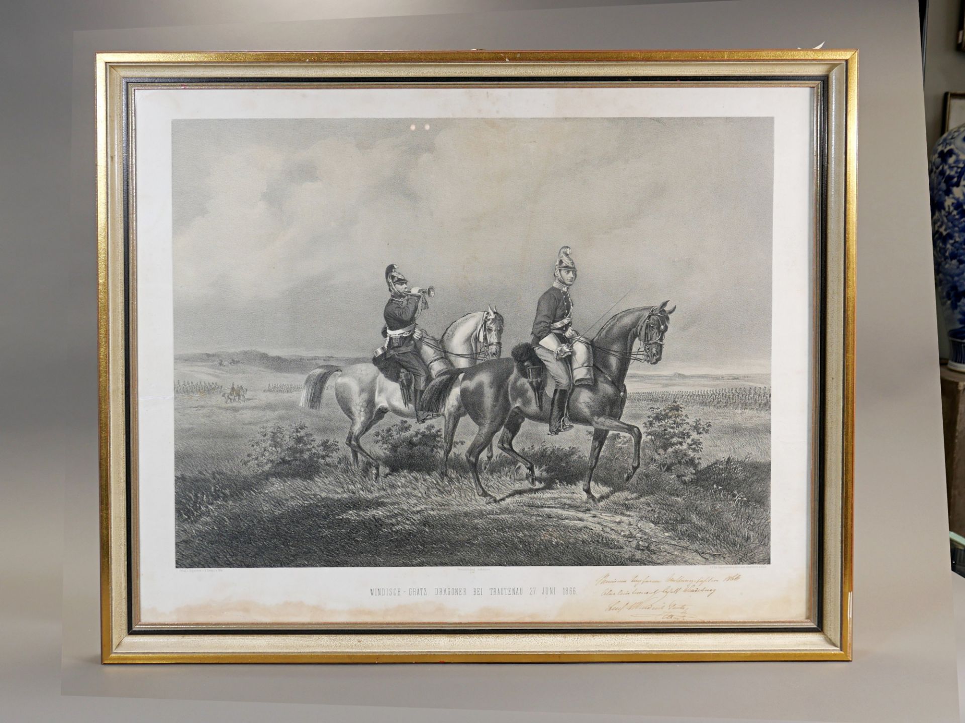 Windisch Grätz Dragoner bei Trautenau am 27. Juni 1866 - Image 2 of 3
