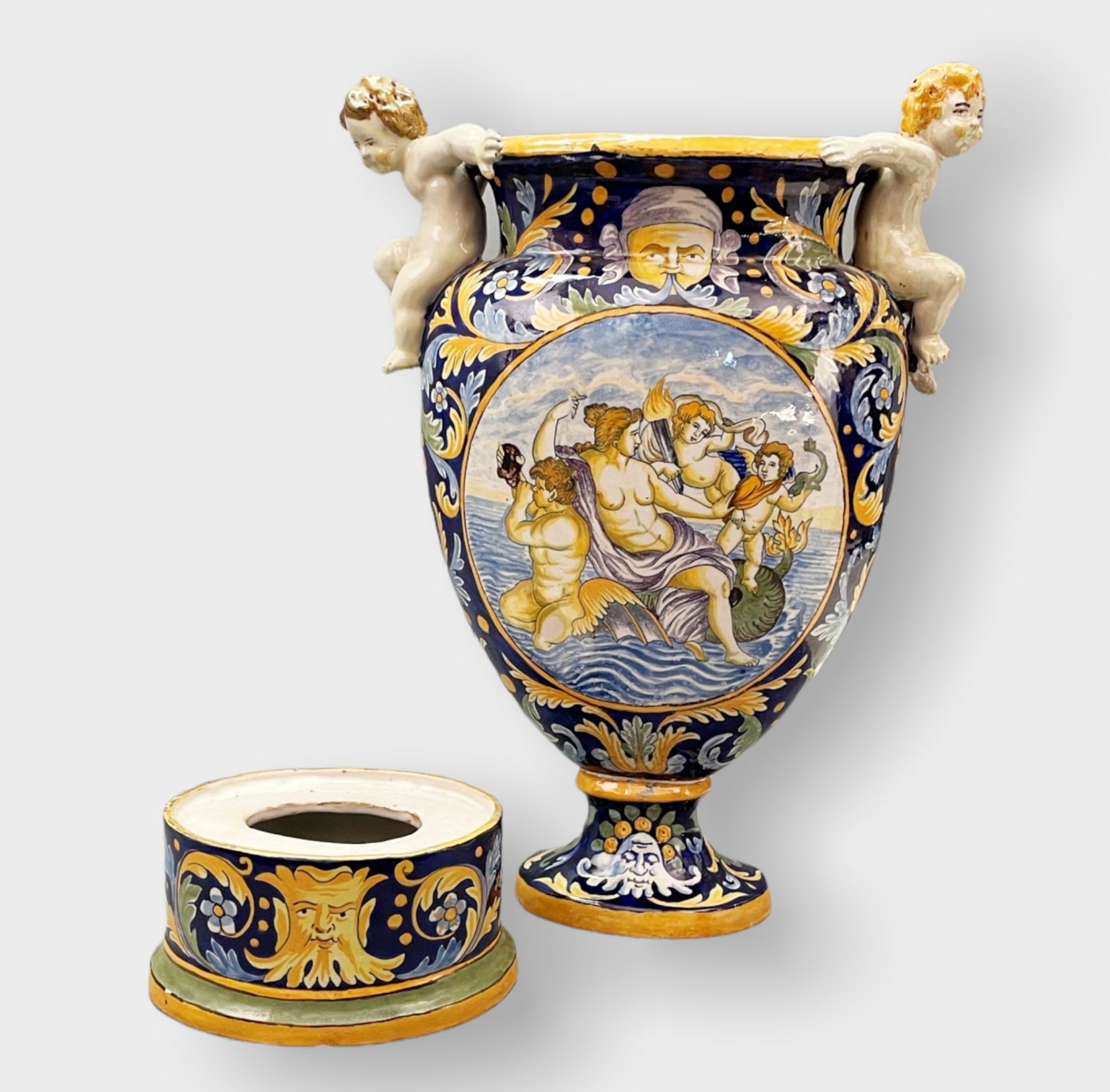 Große Majolika-Vase - Image 13 of 14