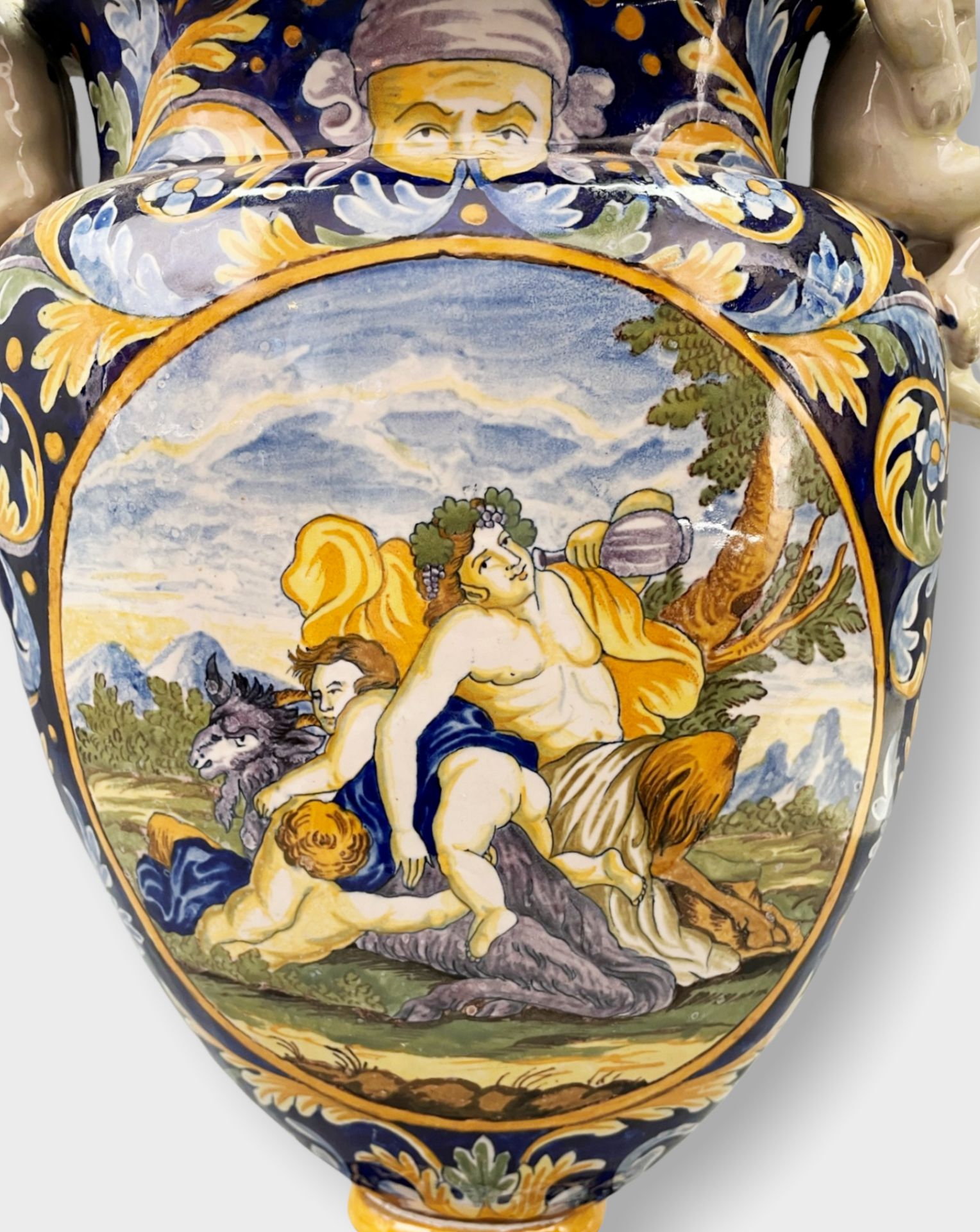 Große Majolika-Vase - Image 6 of 14