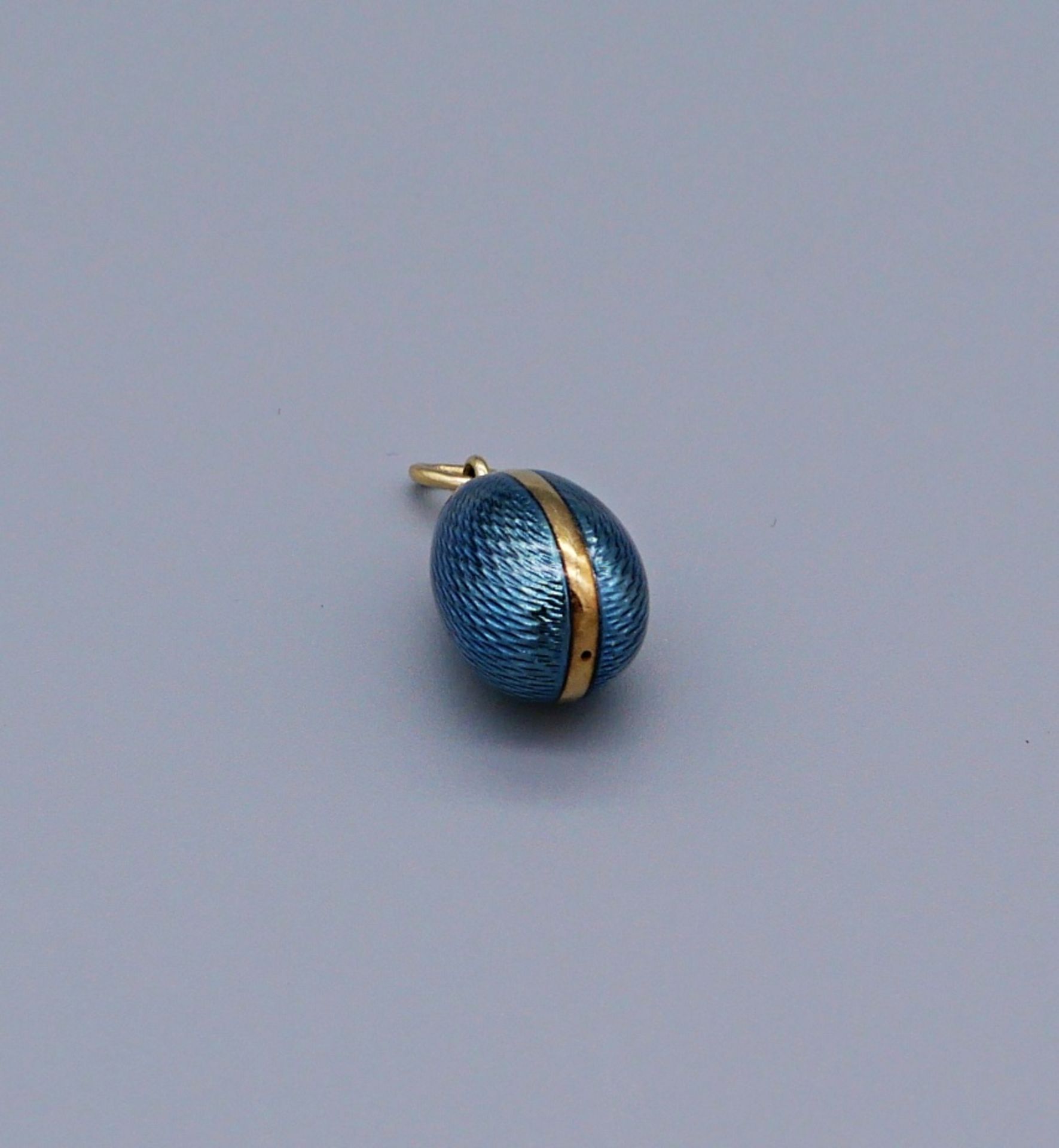 Kleines Fabergé Ei blau - Image 2 of 2