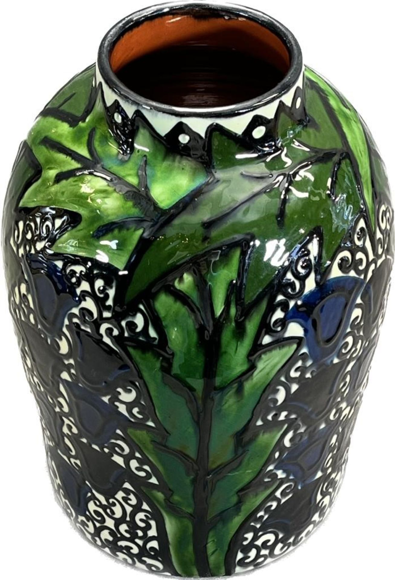 Max Laeuger, Große Vase mit Blütendekor - Image 3 of 4