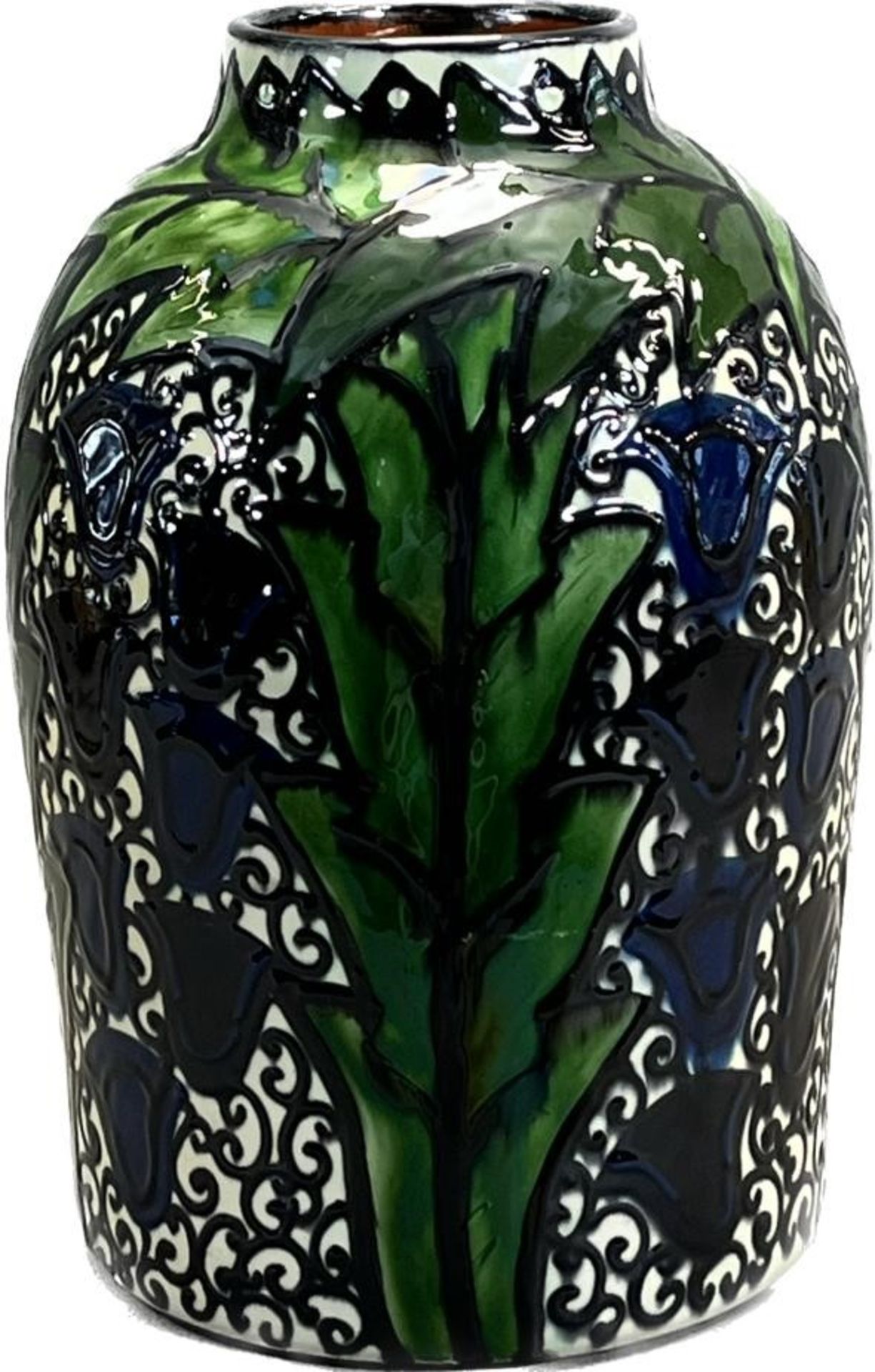 Max Laeuger, Große Vase mit Blütendekor - Image 2 of 4