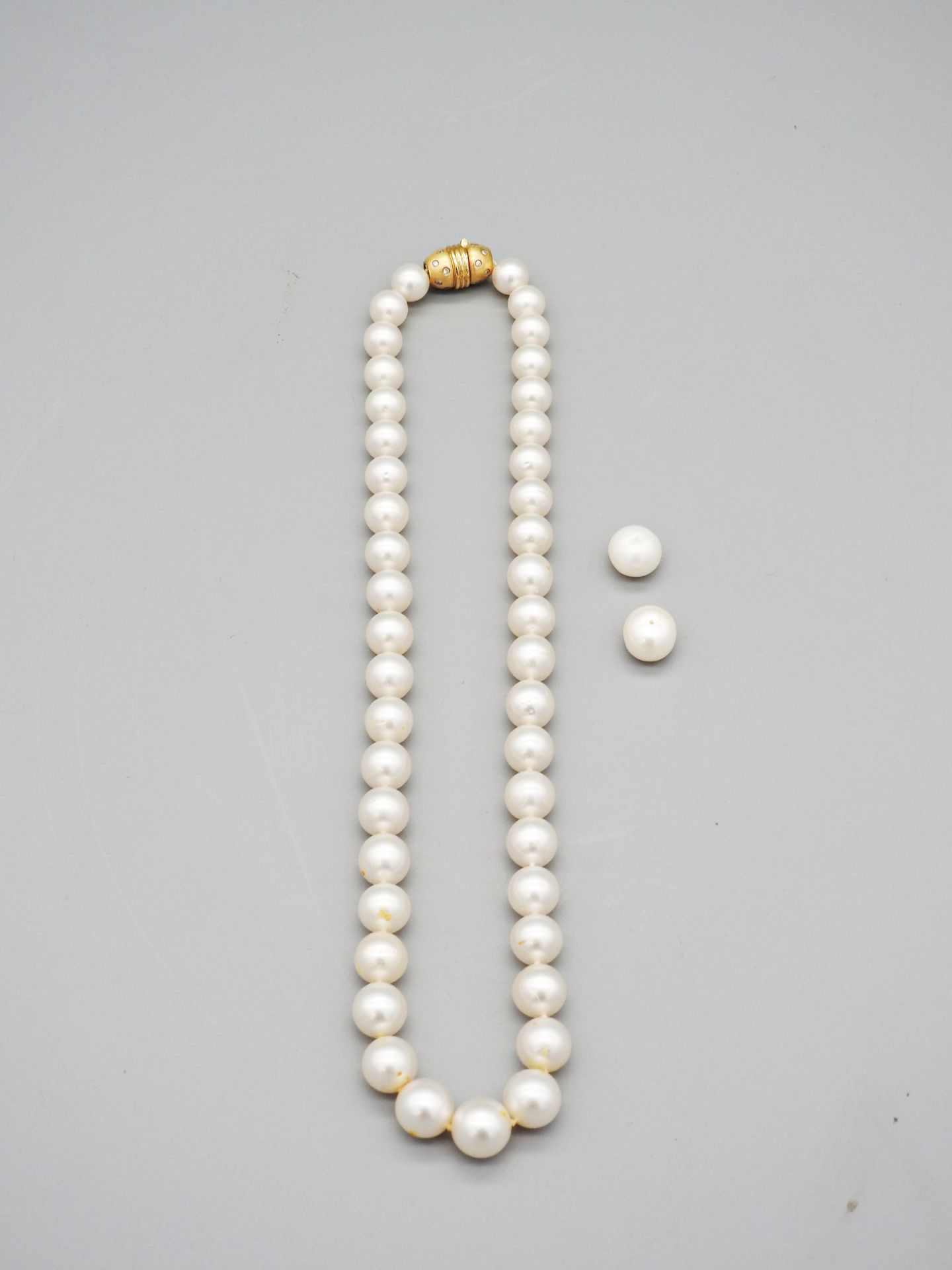 Perlenkette mit Diamanten - Image 6 of 7